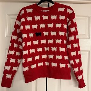 Women’s Rowing Blazers Warm and Wonderful Black Sheep Wool Sweater Small